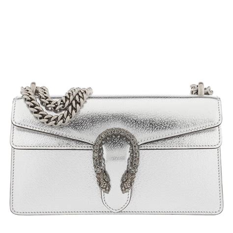 silver gucci bag|Gucci dionysus bag small.